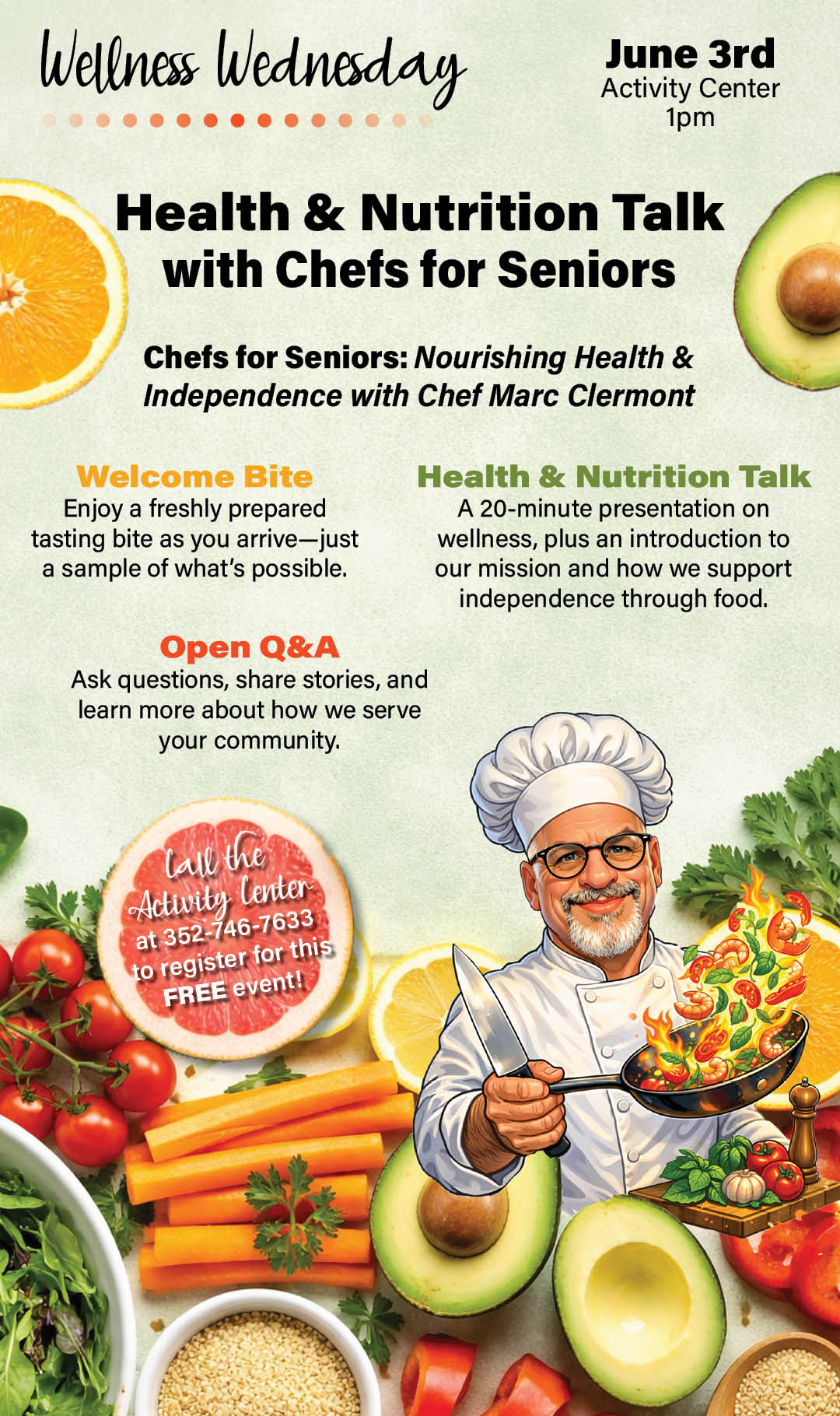 Chef For Seniors June 2026 Kiosk