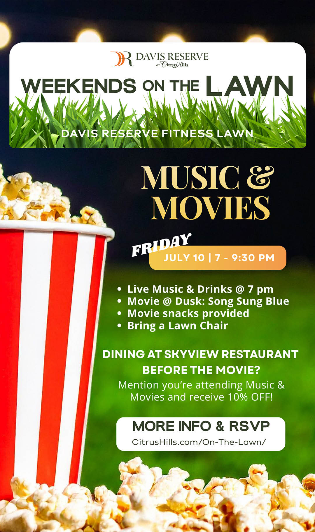 July Music and Movies Kiosk