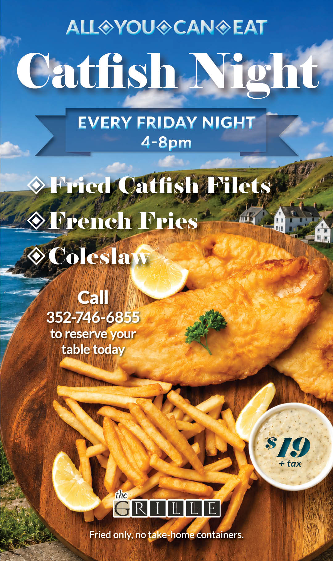 AYCE Catfish August 2026 Kiosk