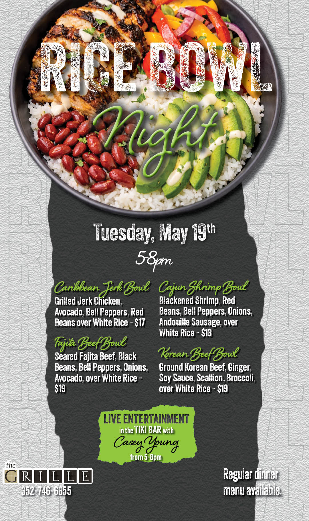 Rice Bowl Night May 2026 Kiosk