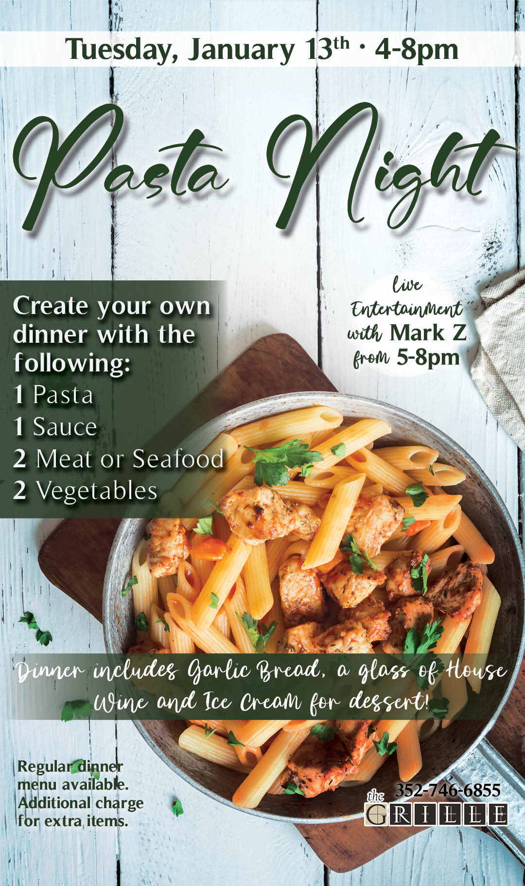 Pasta Night Jan 2026 Kiosk