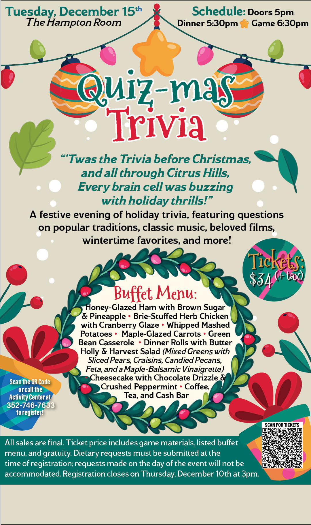 December 15 Trivia 2026 Kiosk