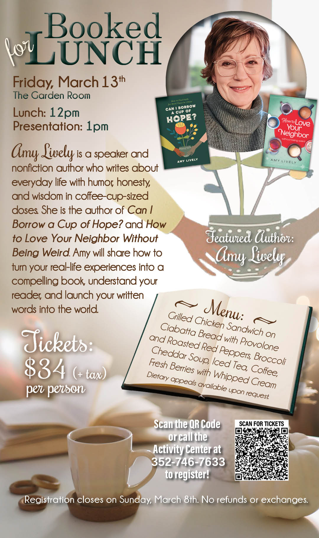 Booked for Lunch March 2026 Kiosk