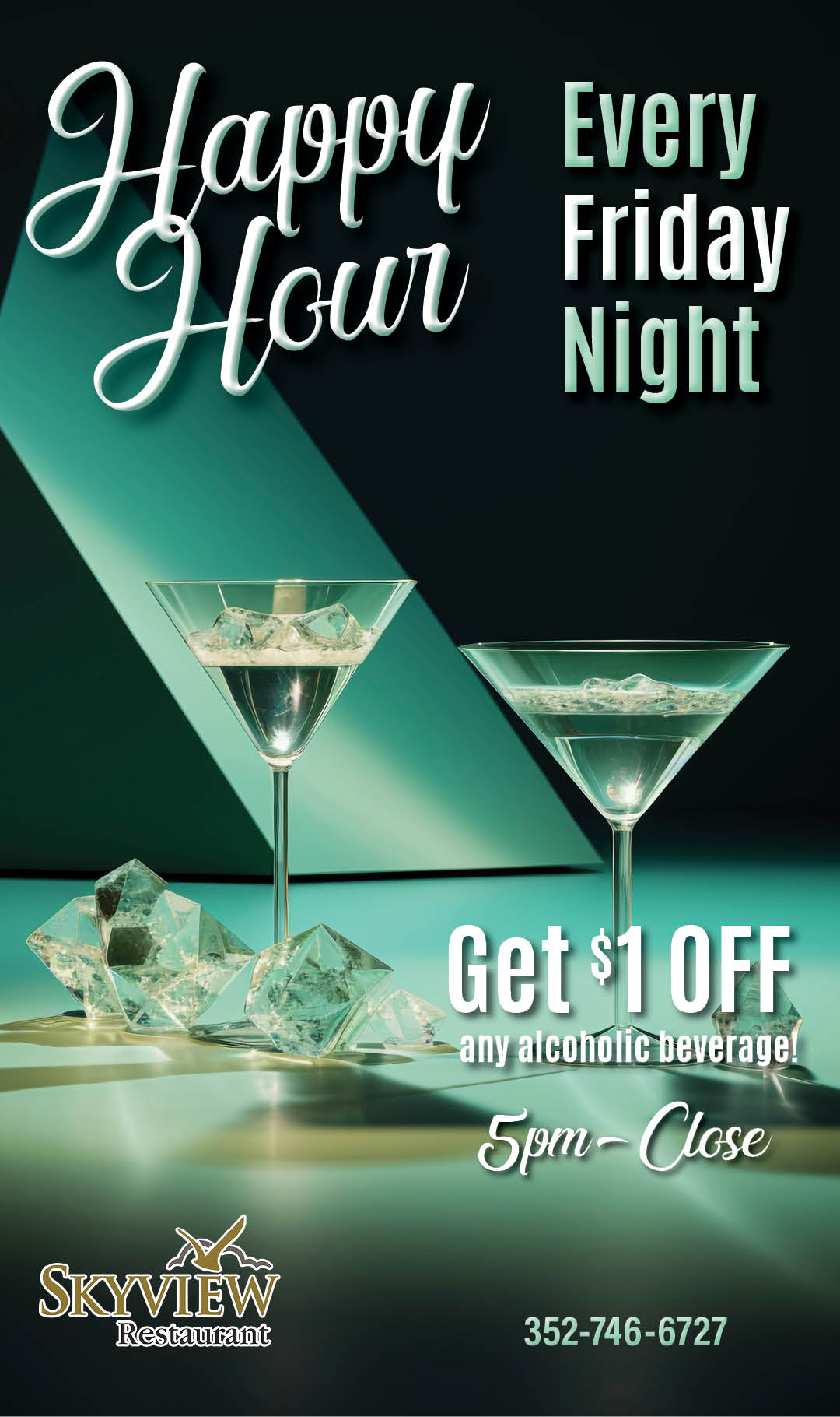 Happy Hour April 2026 Kiosk