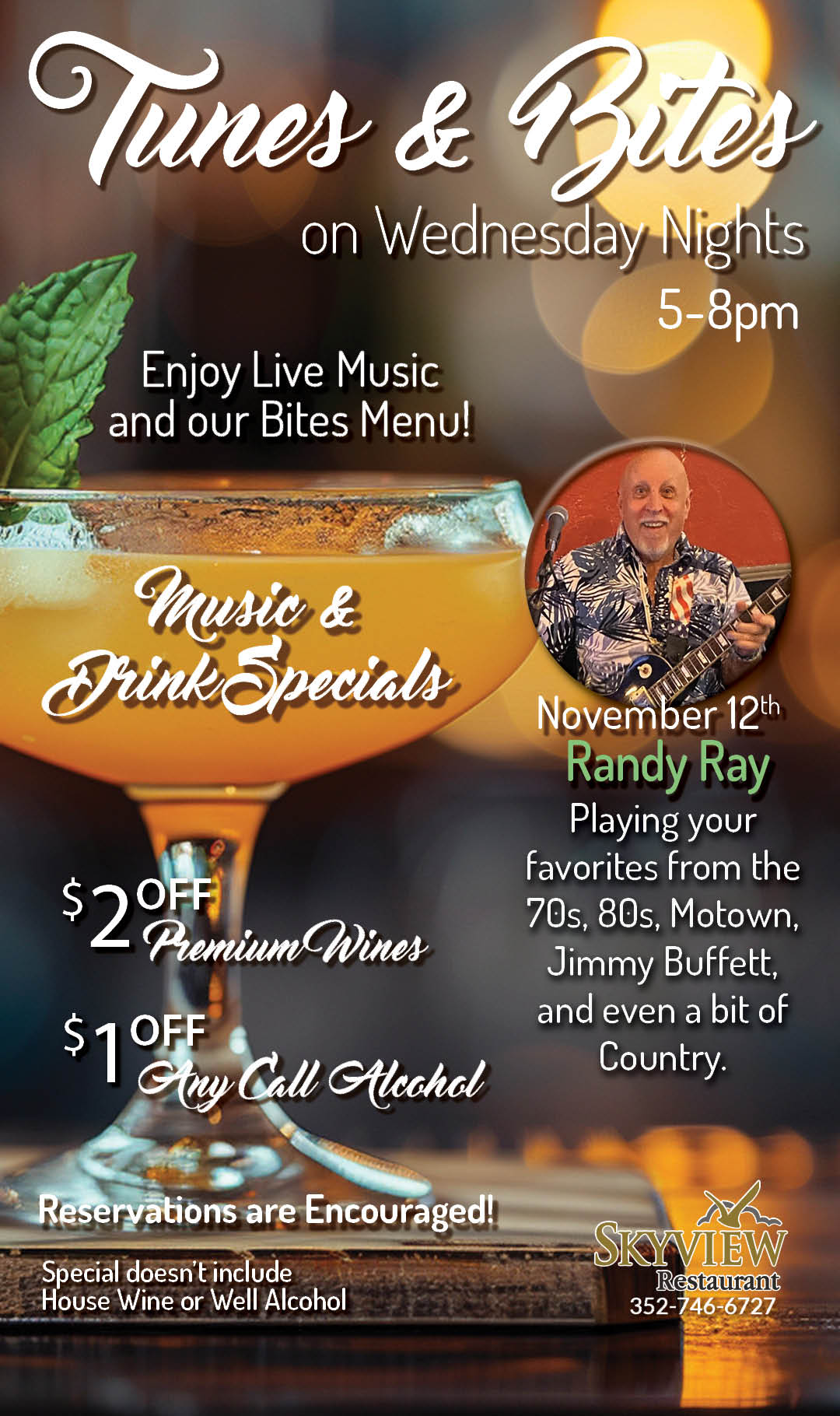 Tunes & Bites November 2025 Randy Ray Kiosk