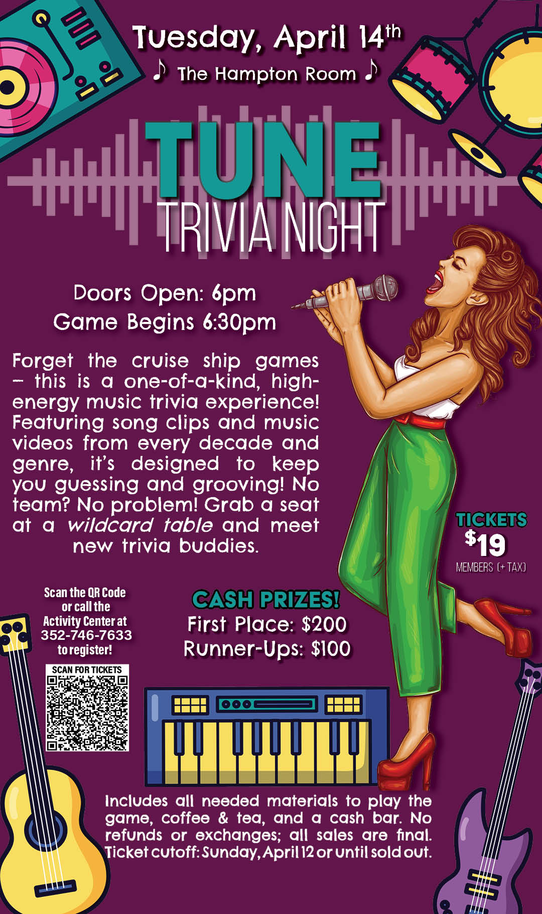 Tune Trivia April 2026 Kiosk