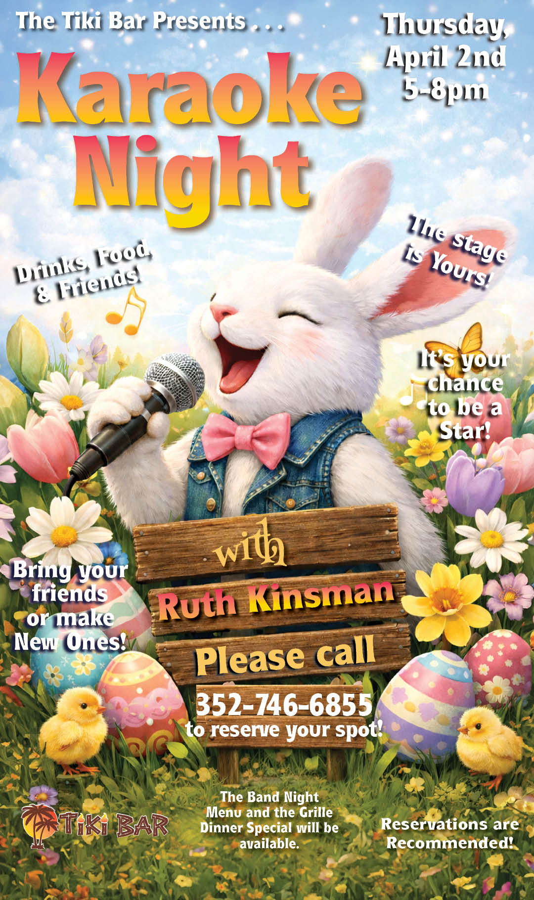 Karaoke Night April 2026 Kiosk