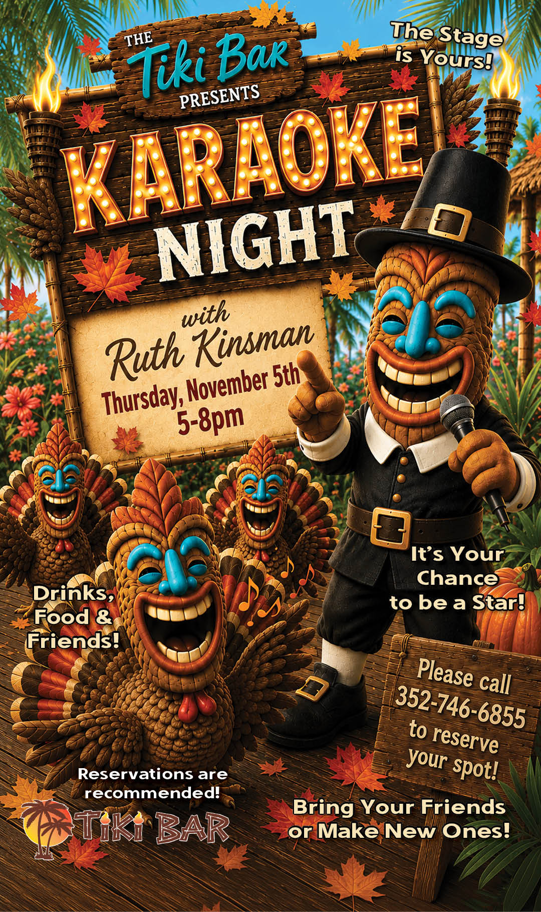 Nov 5 Karaoke Night November 2026 Kiosk