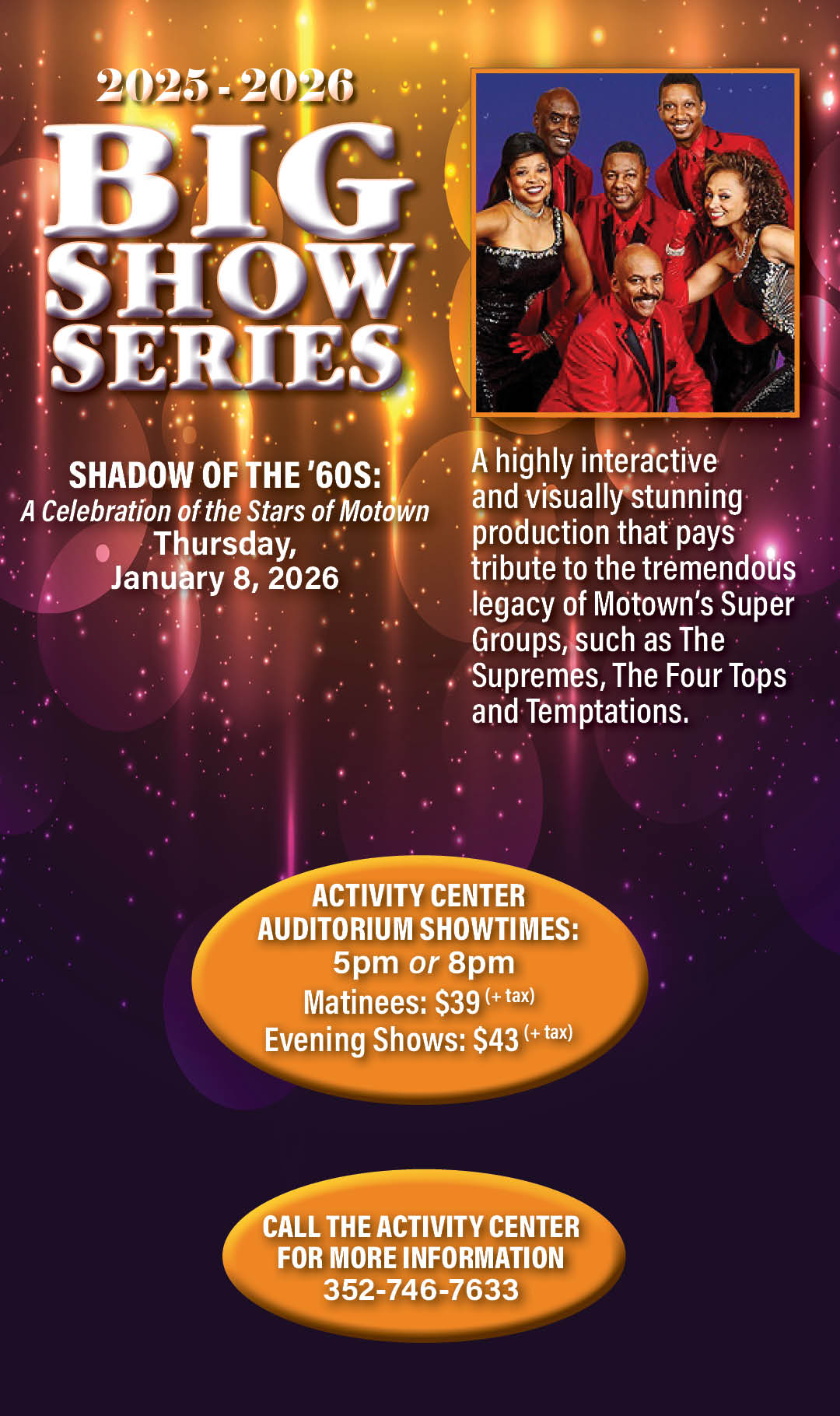 Big Show Shadow of the 60s 2025 Kiosk