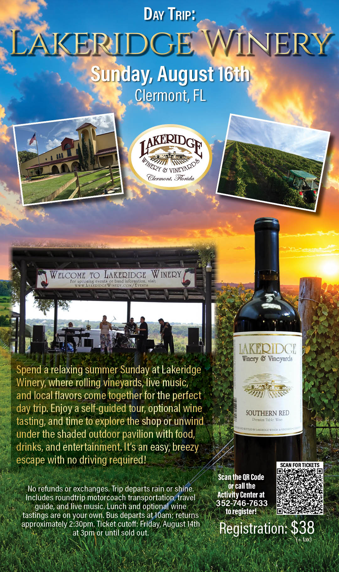 Day Trip Lakeridge Winery Aug 2026 Kiosk