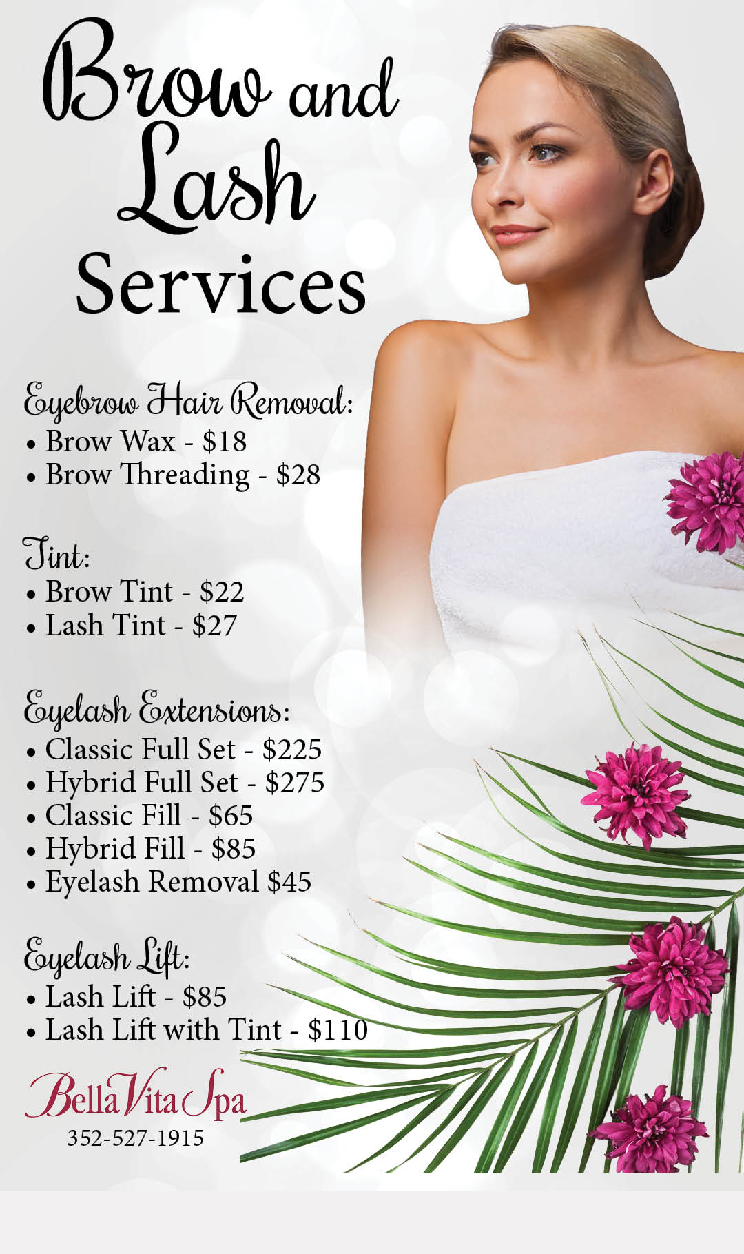 Brows & Lash Services 2026 Kiosk
