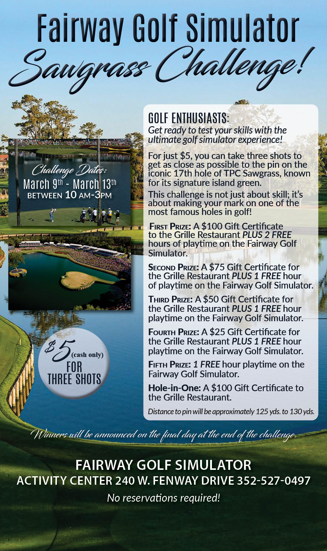 Sawgrass Challenge March 2026 KIOSK