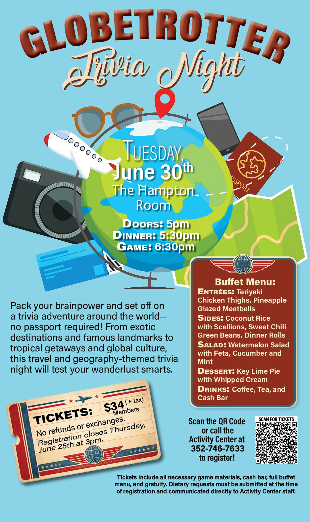Globetrotters Trivia June 2026 Kiosk