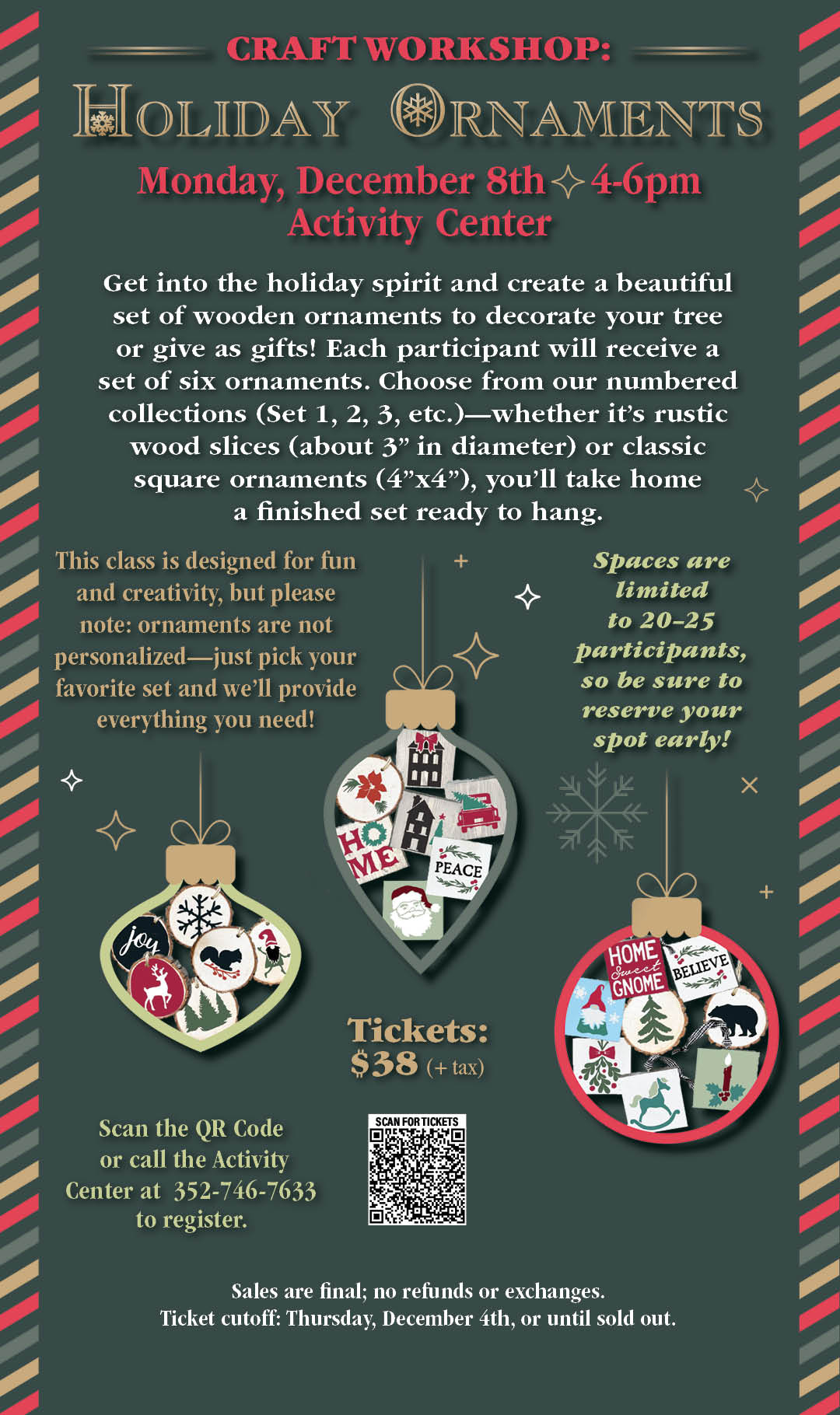 Christmas Ornaments Dec 2025 Kiosk