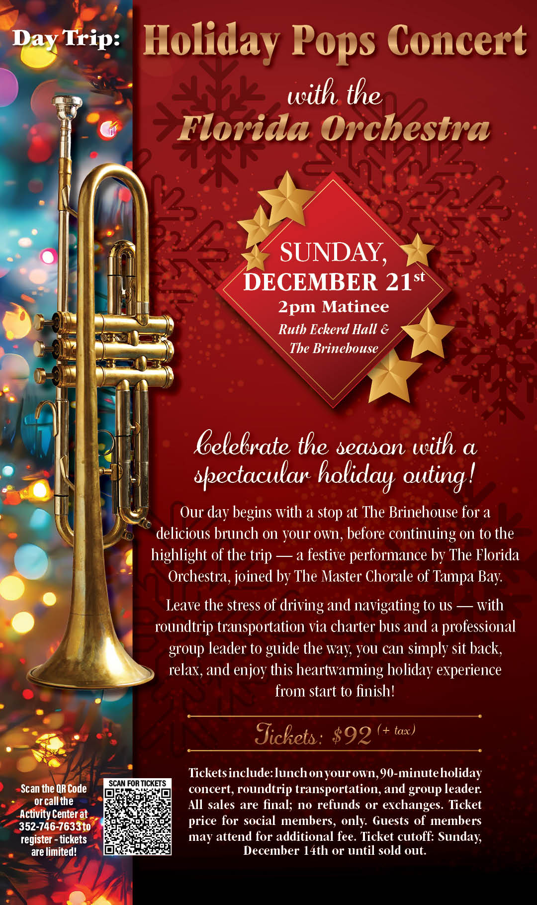 Day Trip Holiday Pops Concert Dec 2025 kiosk
