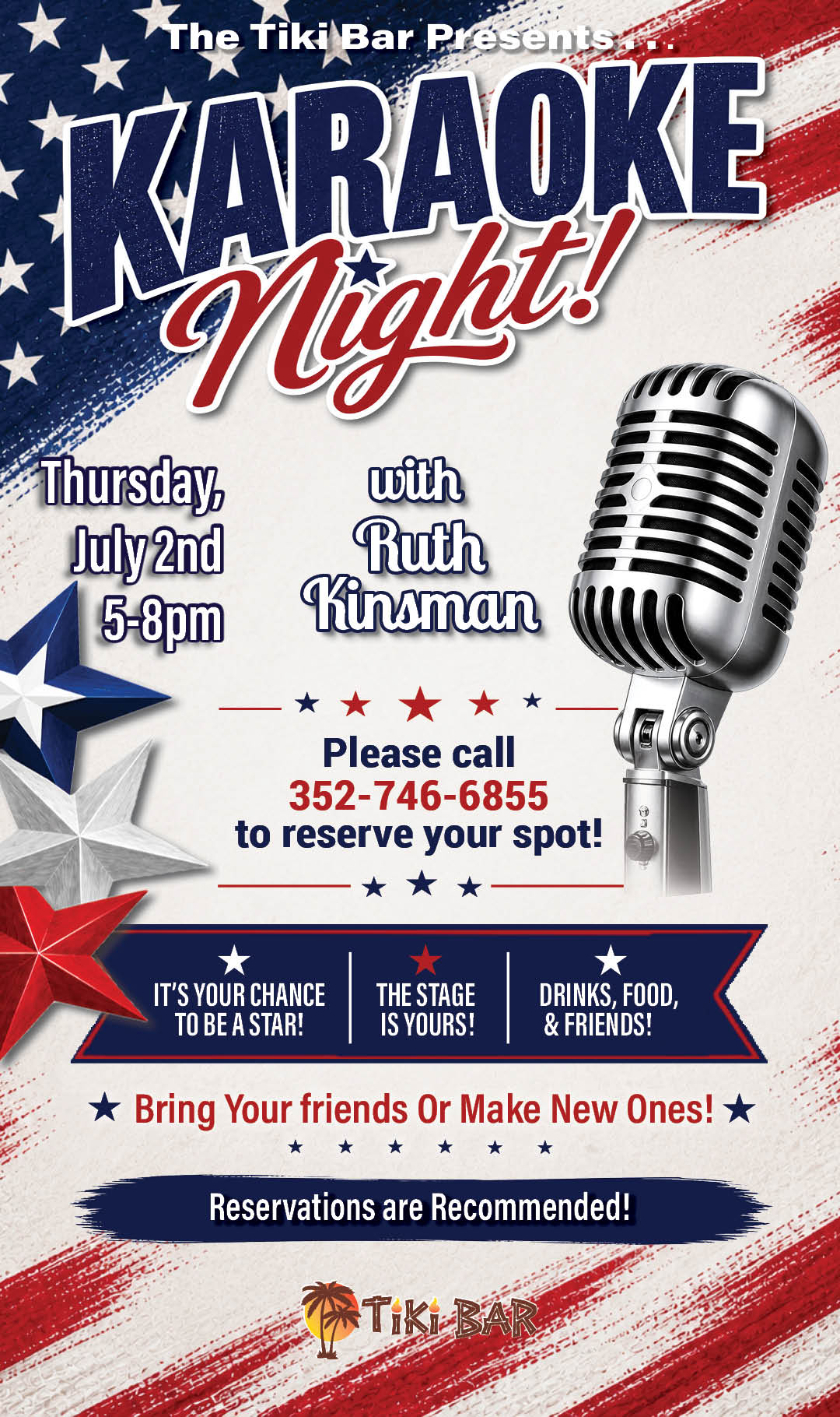 Karaoke Night July 2026 Kiosk