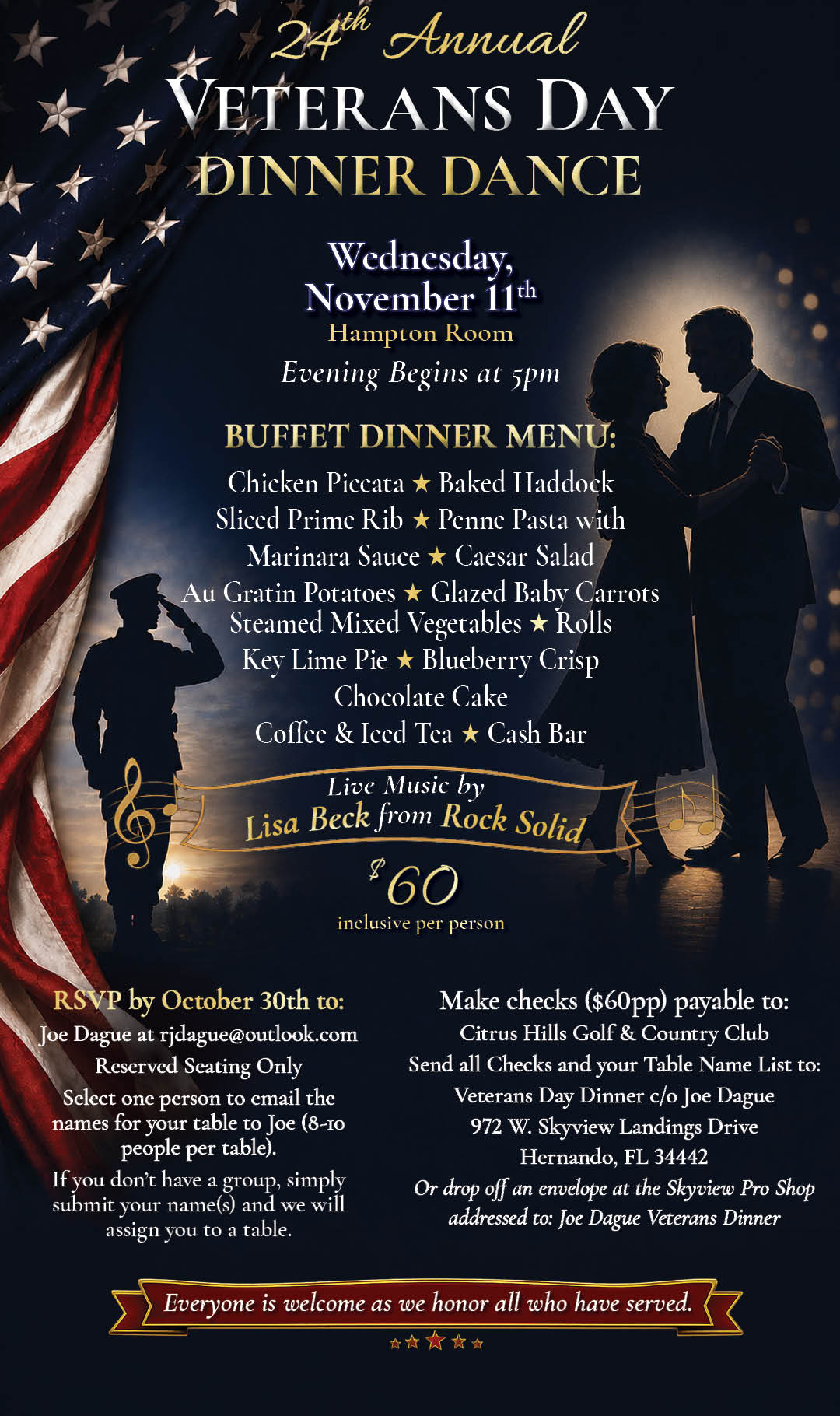 Nov 11 Veterans Day Dance Nov 2026 Kiosk
