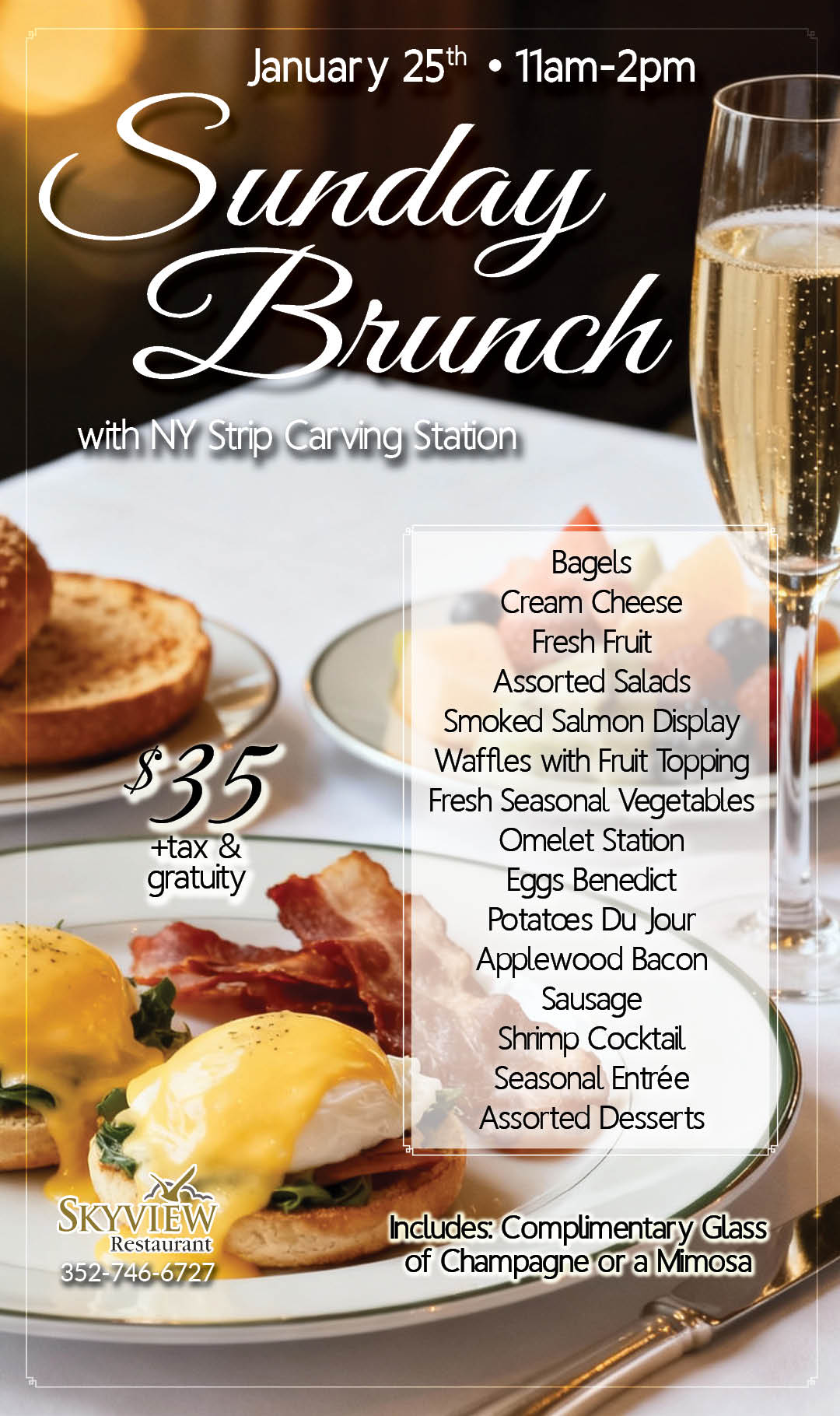 Sunday Brunch January 2026 Kiosk