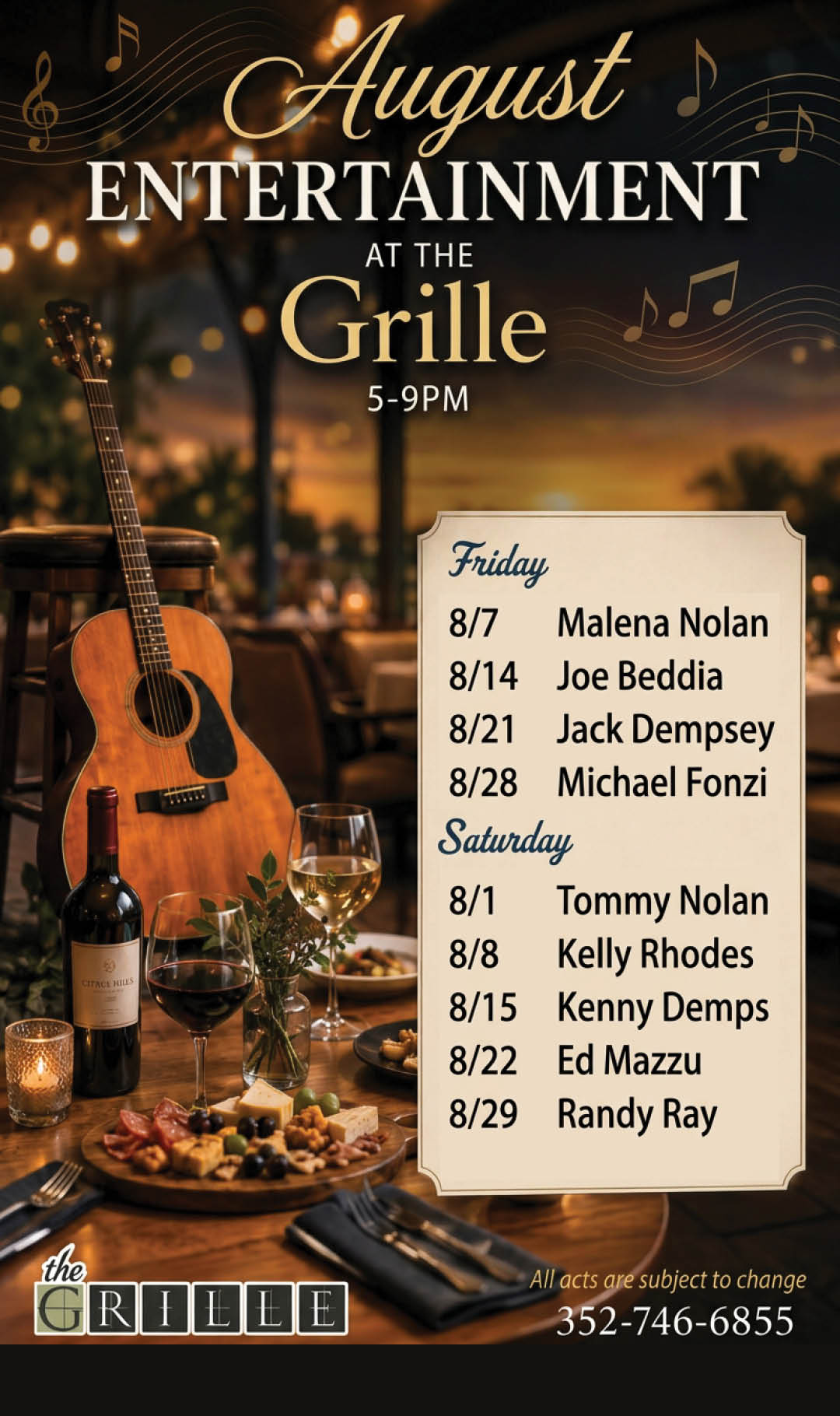 August Grille Entertainment Kiosk