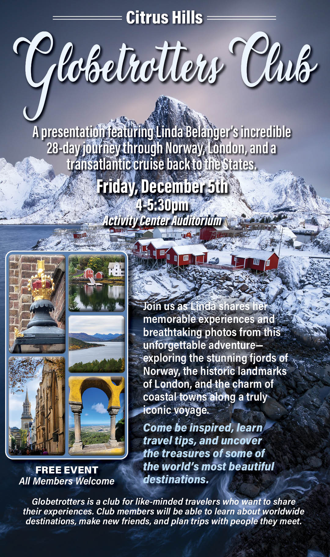 Globetrotters London December 2025 Kiosk