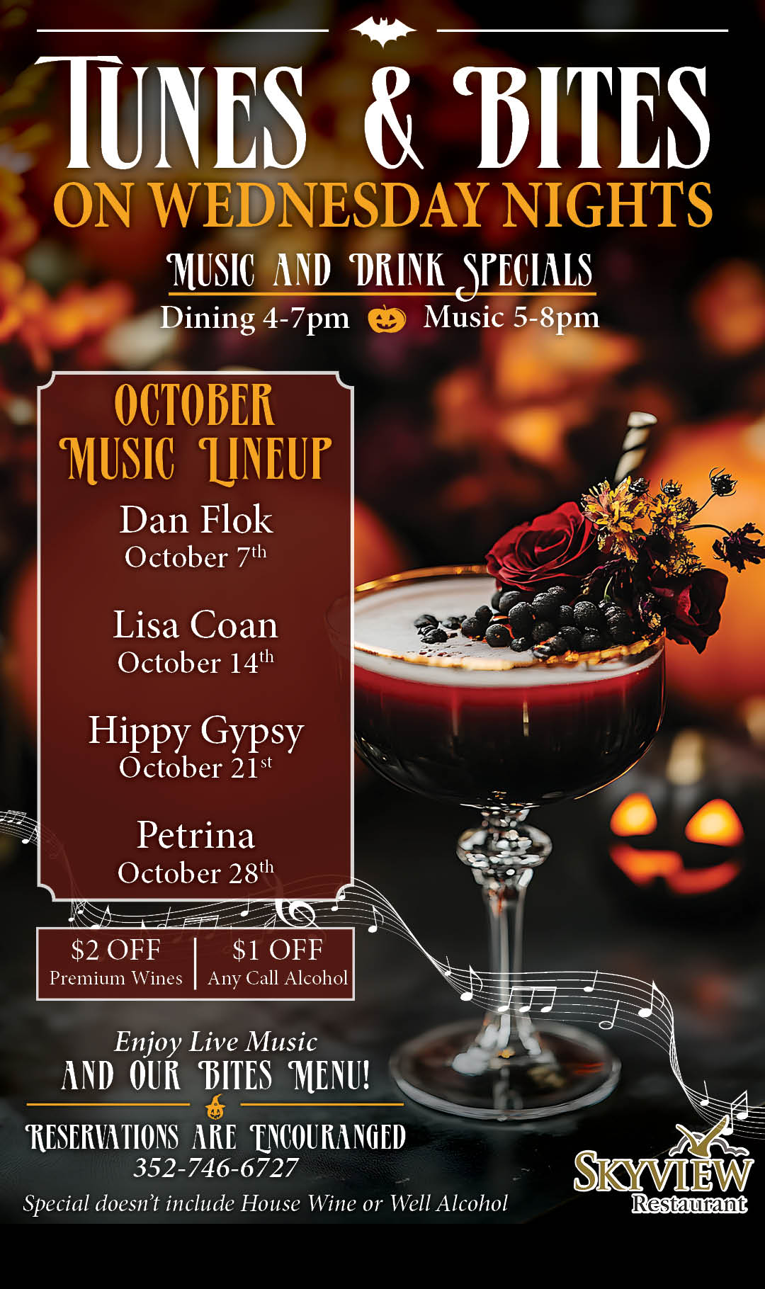 October Tunes & Bites