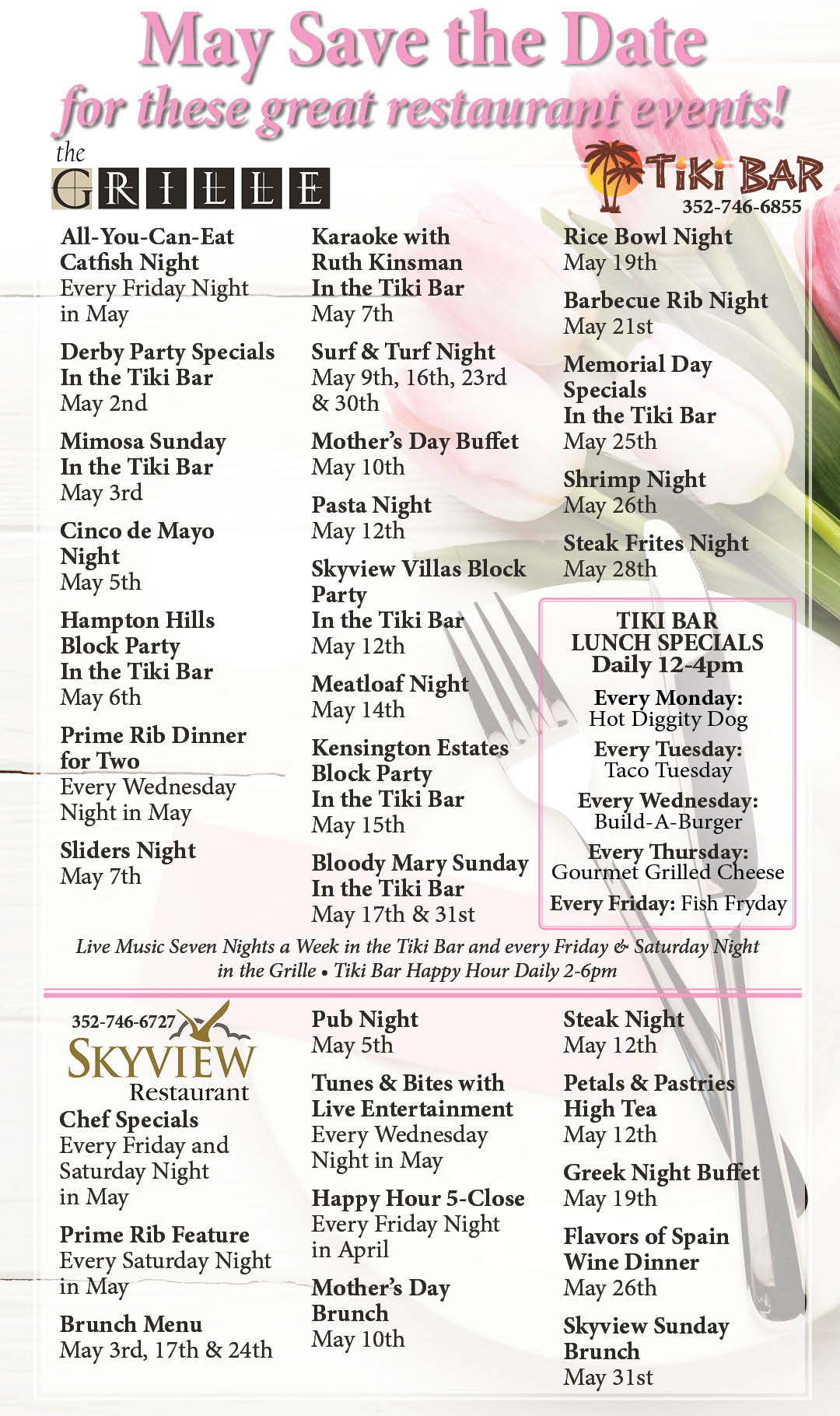 Save the Date May 2026 Kiosk