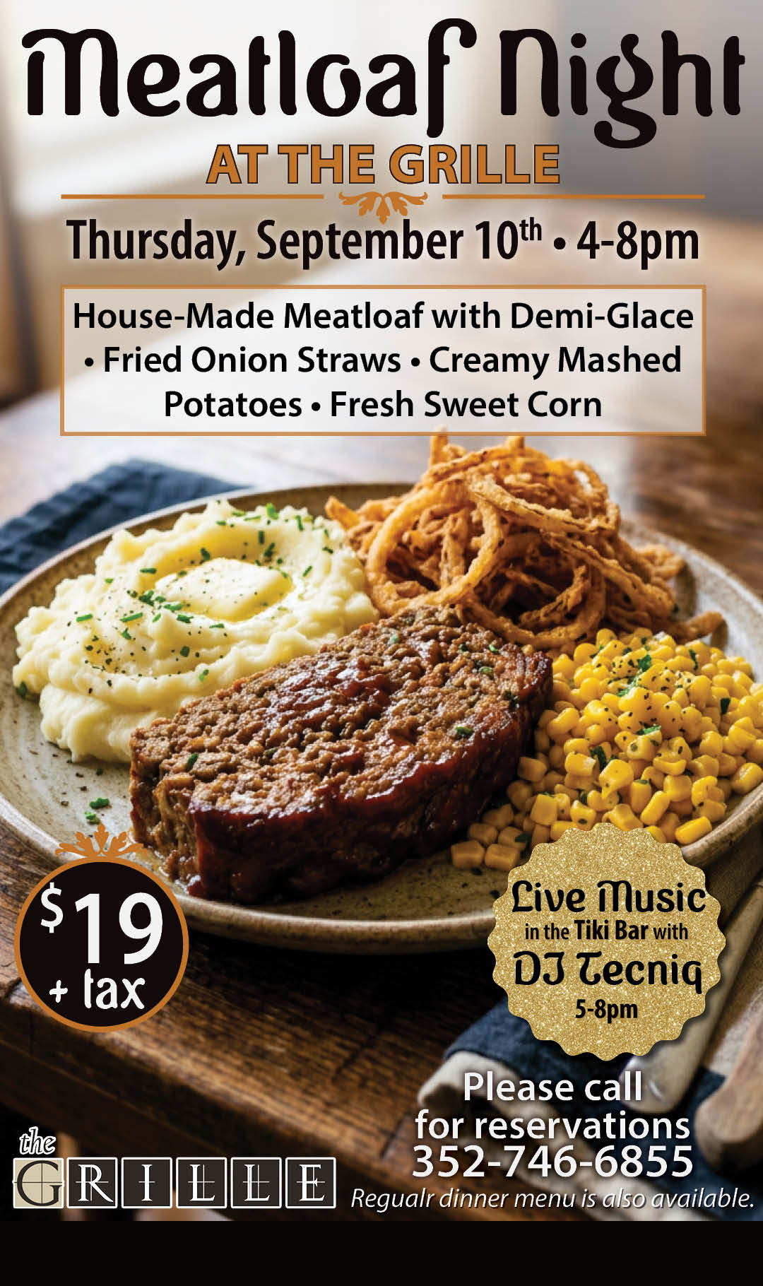 Meatloaf Night Sept Kiosk