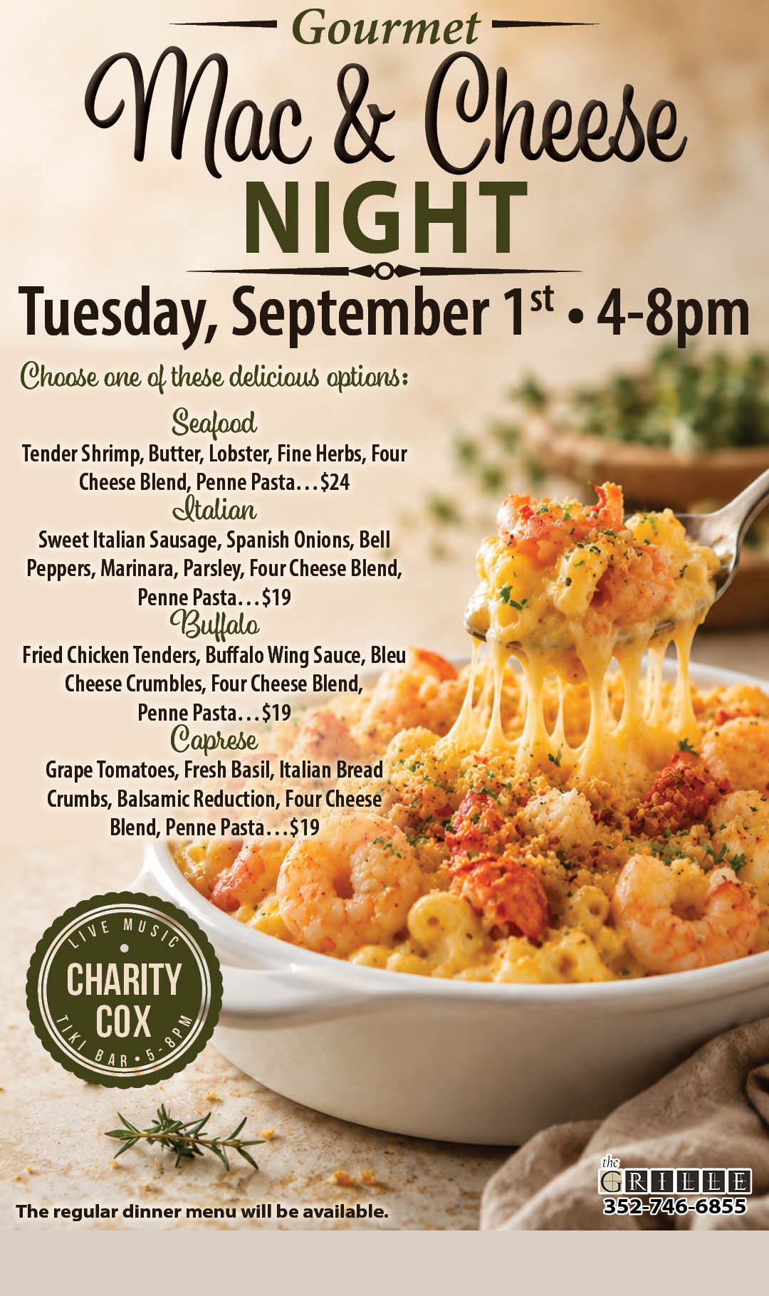 Gourmet Mac & Cheese Sept Kiosk