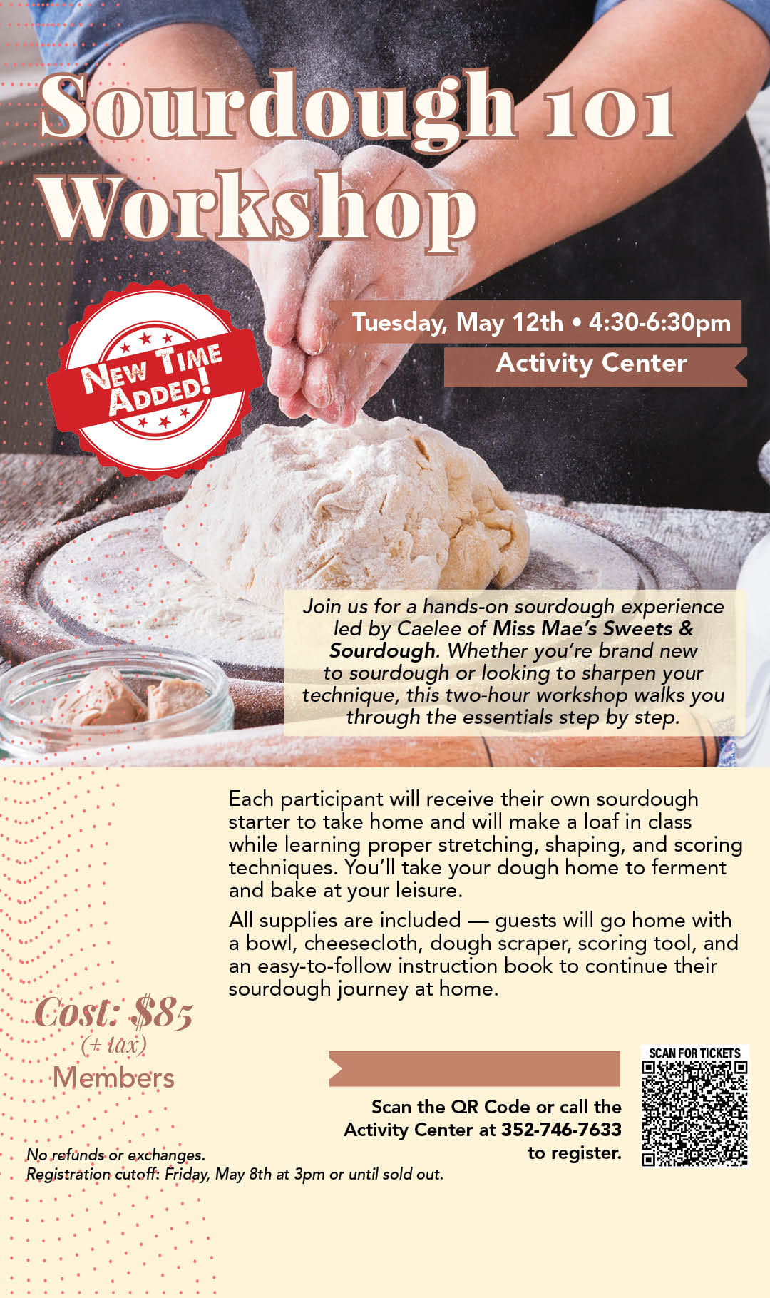 Sourdough 101 Workshop May 2026 kiosk2