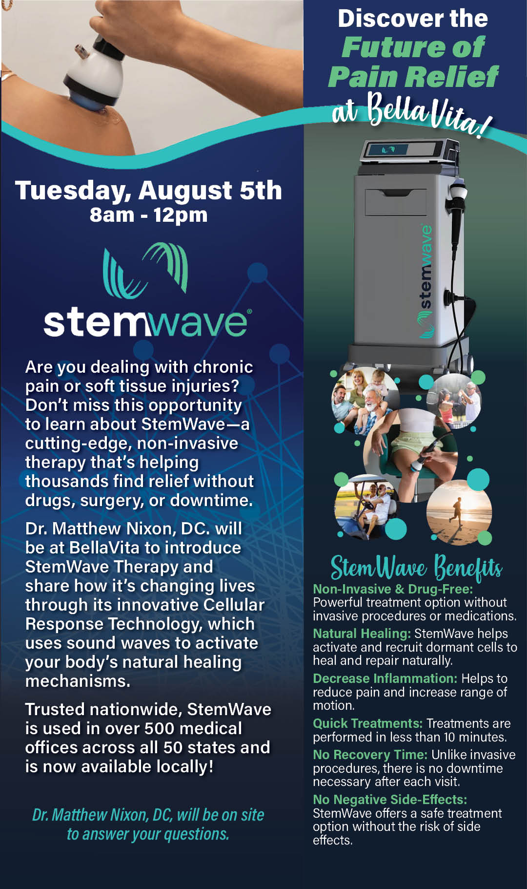 Stemwave Machine July 2025 Kiosk