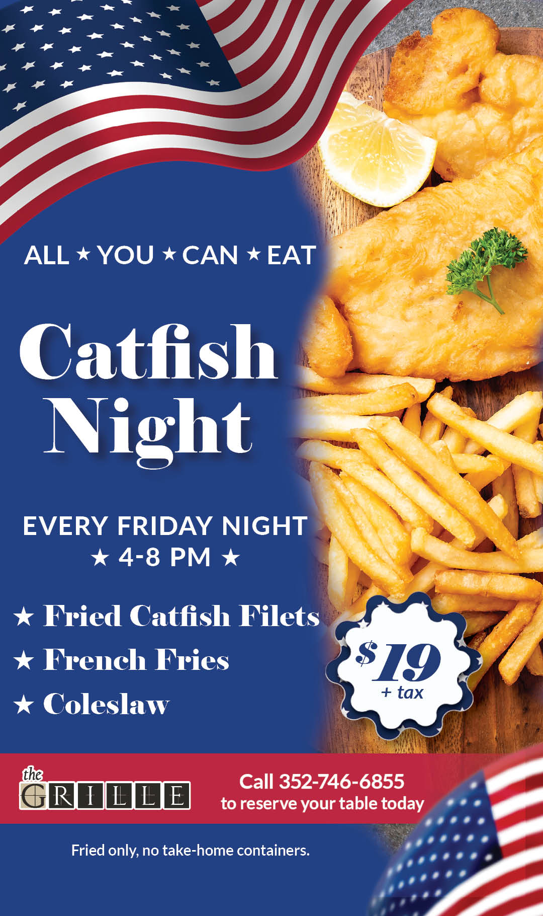 AYCE Catfish July 2026 Kiosk