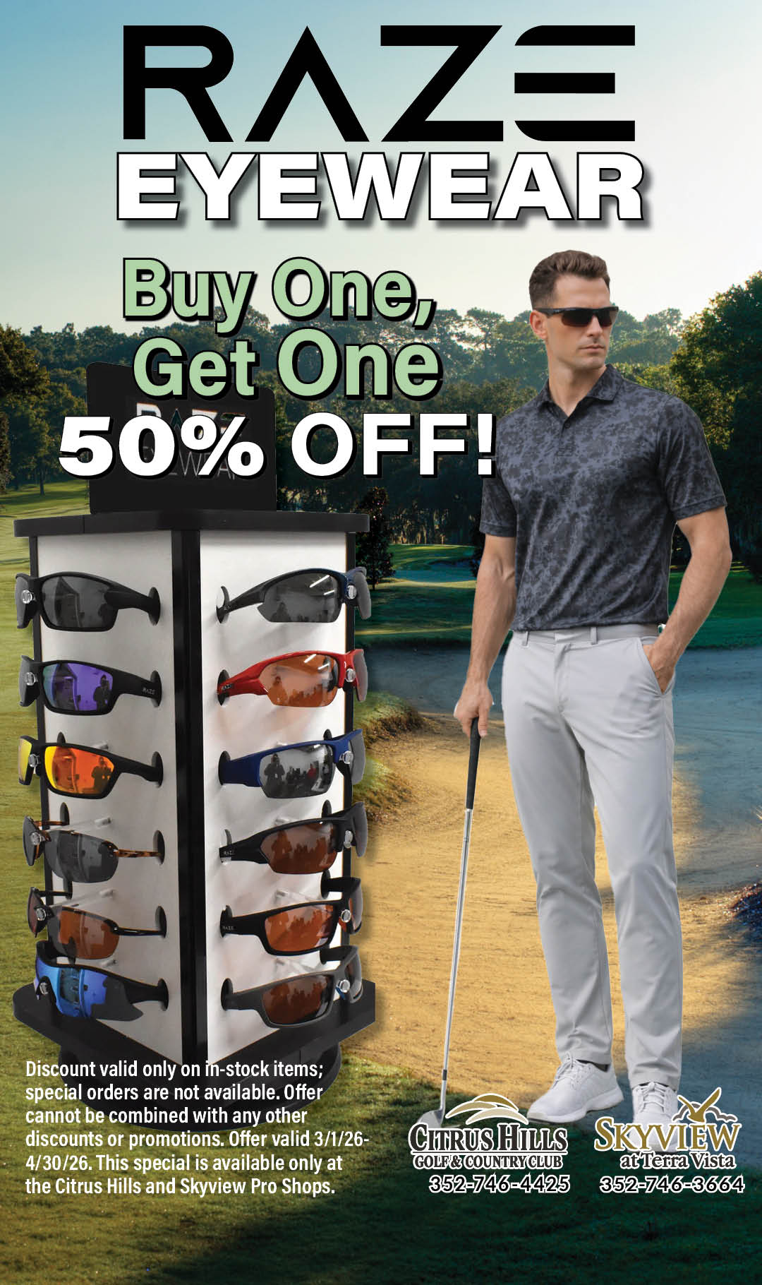 CH V Raze Sunglasses March April 2026 Kiosk