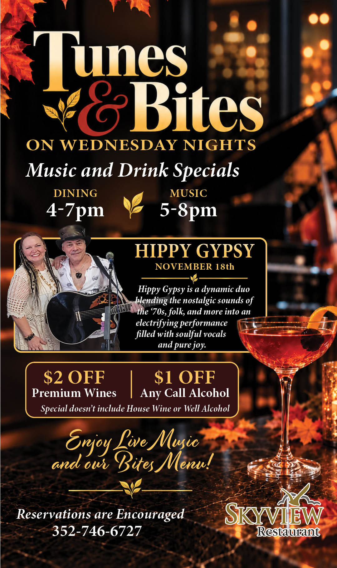 Nov 18 Hippy Gypsy Tunes & Bites Nov Kiosk
