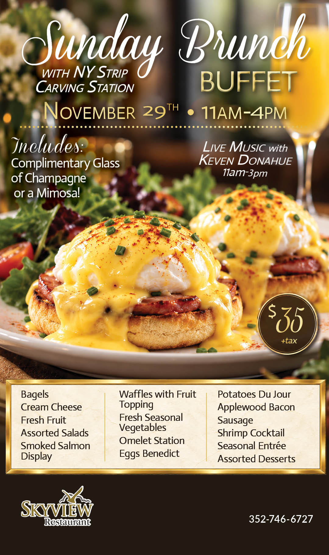 Nov 29 Skyview Sunday Brunch 2026 Kiosk