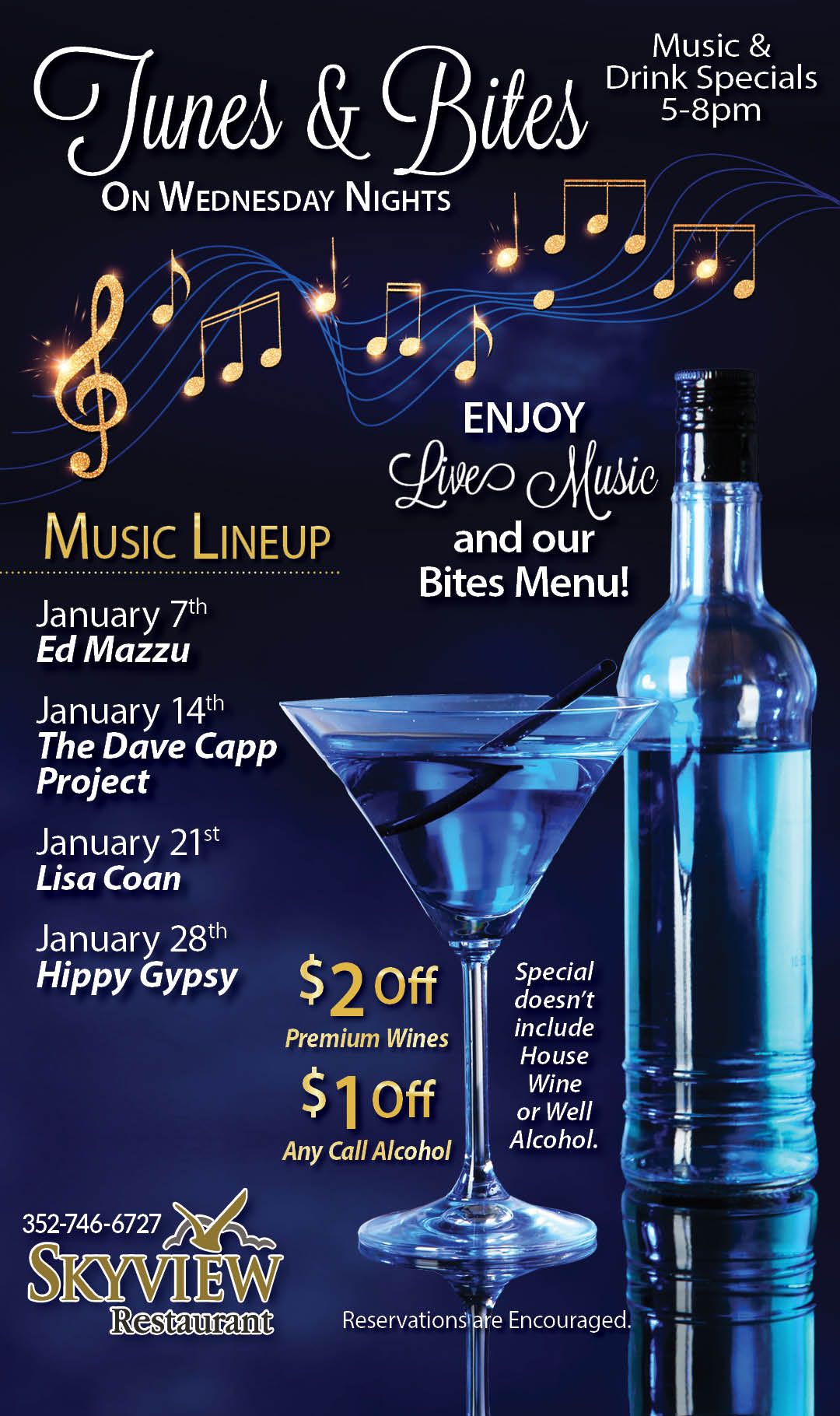 Tunes & Bites January 2026 KIOSK