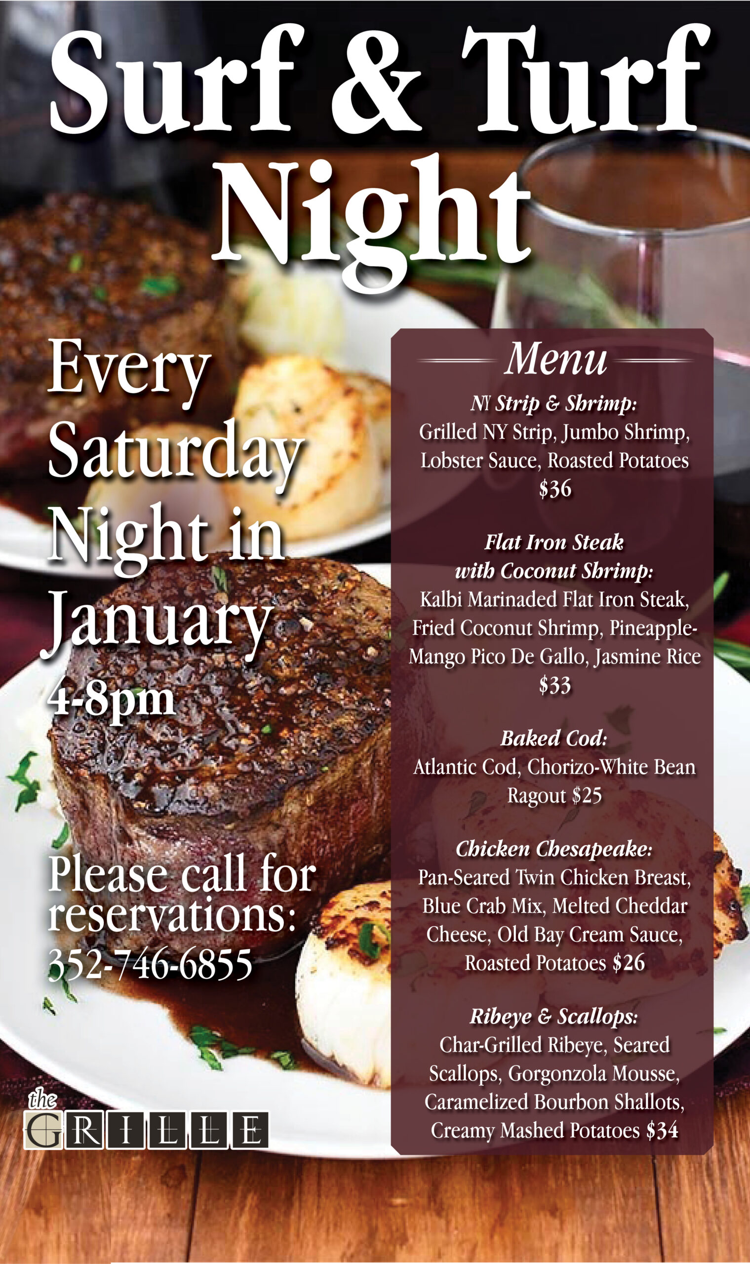 Surf & Turf Jan 2026 Kiosk