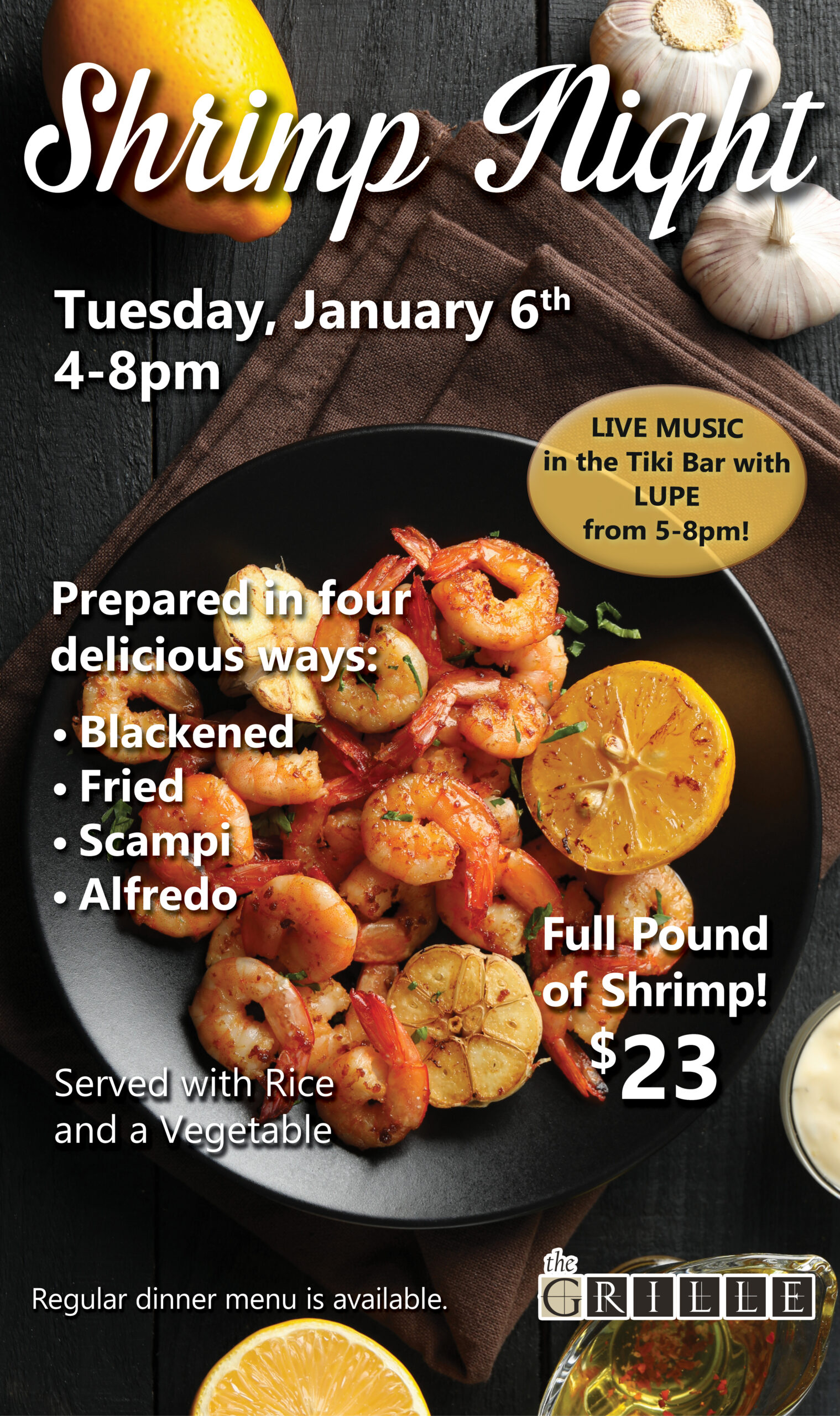 Shrimp Night Jan 2026 Kiosk