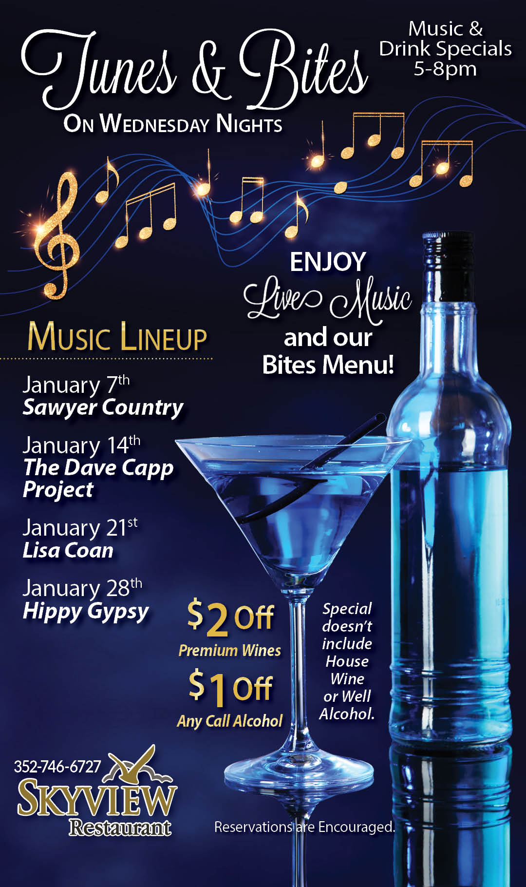 Tunes & Bites January 2026 KIOSK