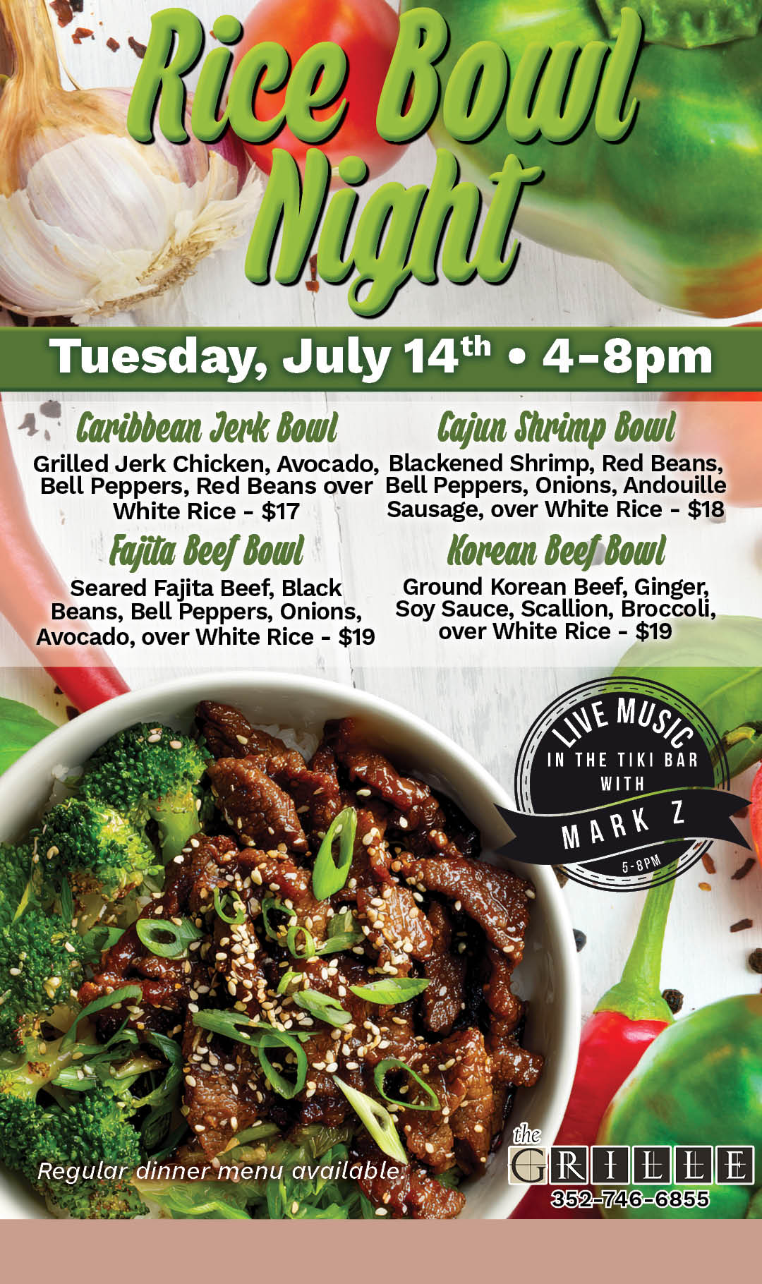 Rice Bowl Night July 2026 Kiosk