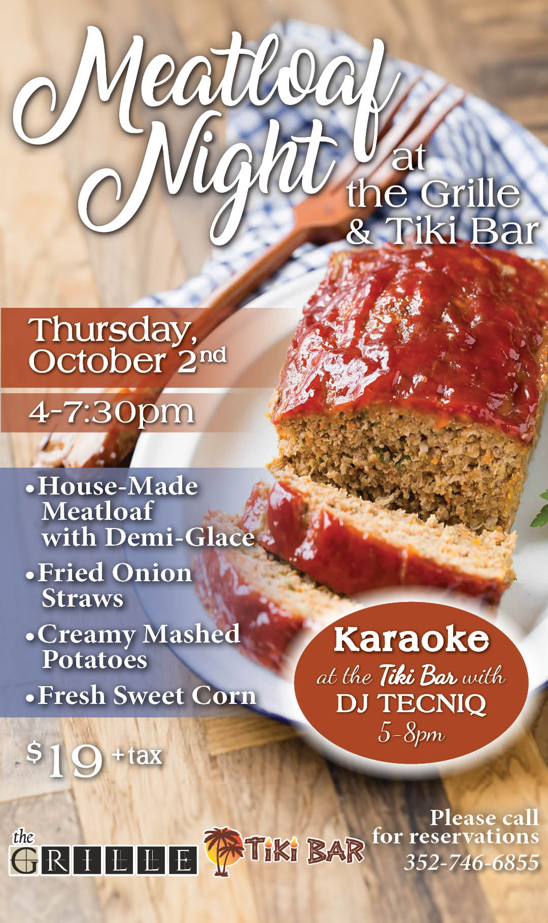 Meatloaf Night October 2025 Kiosk