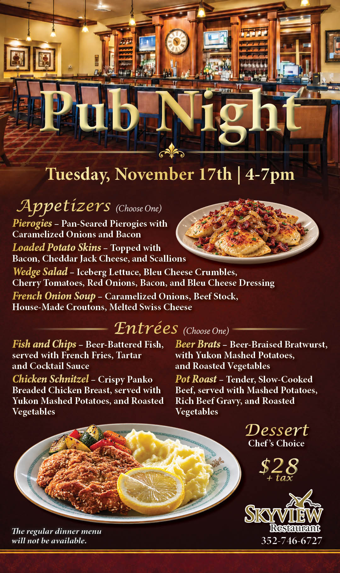 Nov 17 Pub Night 2026 Kiosk