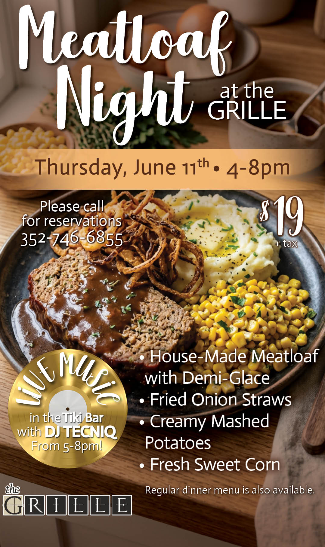 Meatloaf Night June 11 2026 Kiosk