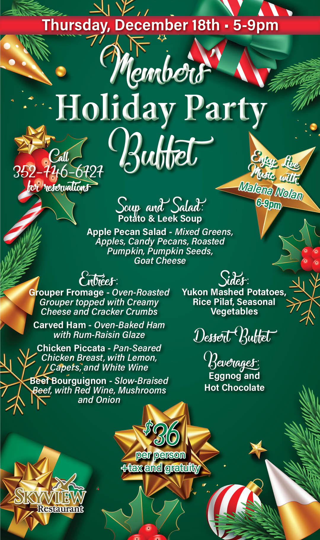 Members Holiday Party December 2025 Kiosk P