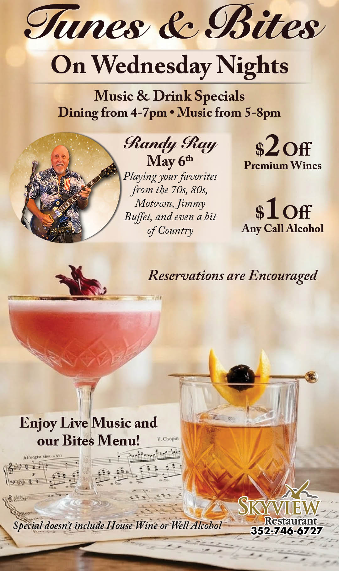 Tunes & Bites May 2026 Randy Ray Kiosk