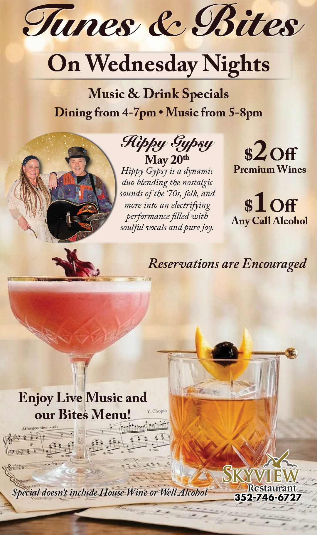 Tunes & Bites May 2026 Hippy Gypsy Kiosk