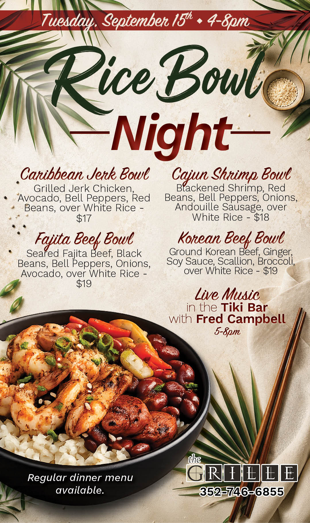 Rice Bowl Night Sept 2026 Kiosk