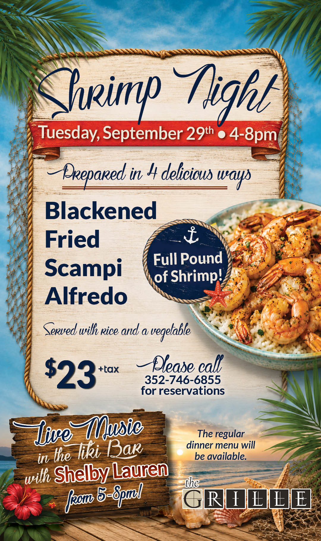 Shrimp Night Sept 2026 Kiosk
