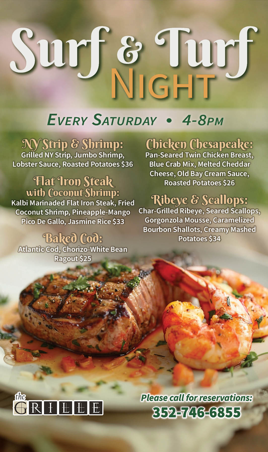 Surf and Turf June 2026 kiosk