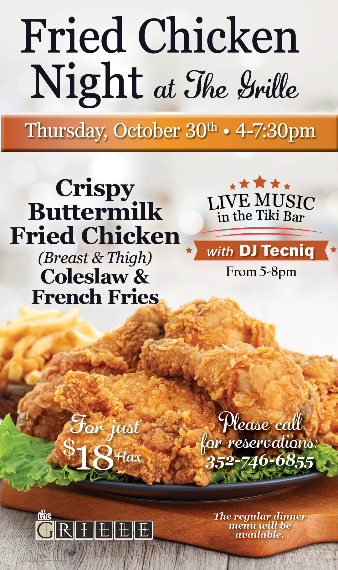 Fried Chicken Night Oct 2025 Kiosk