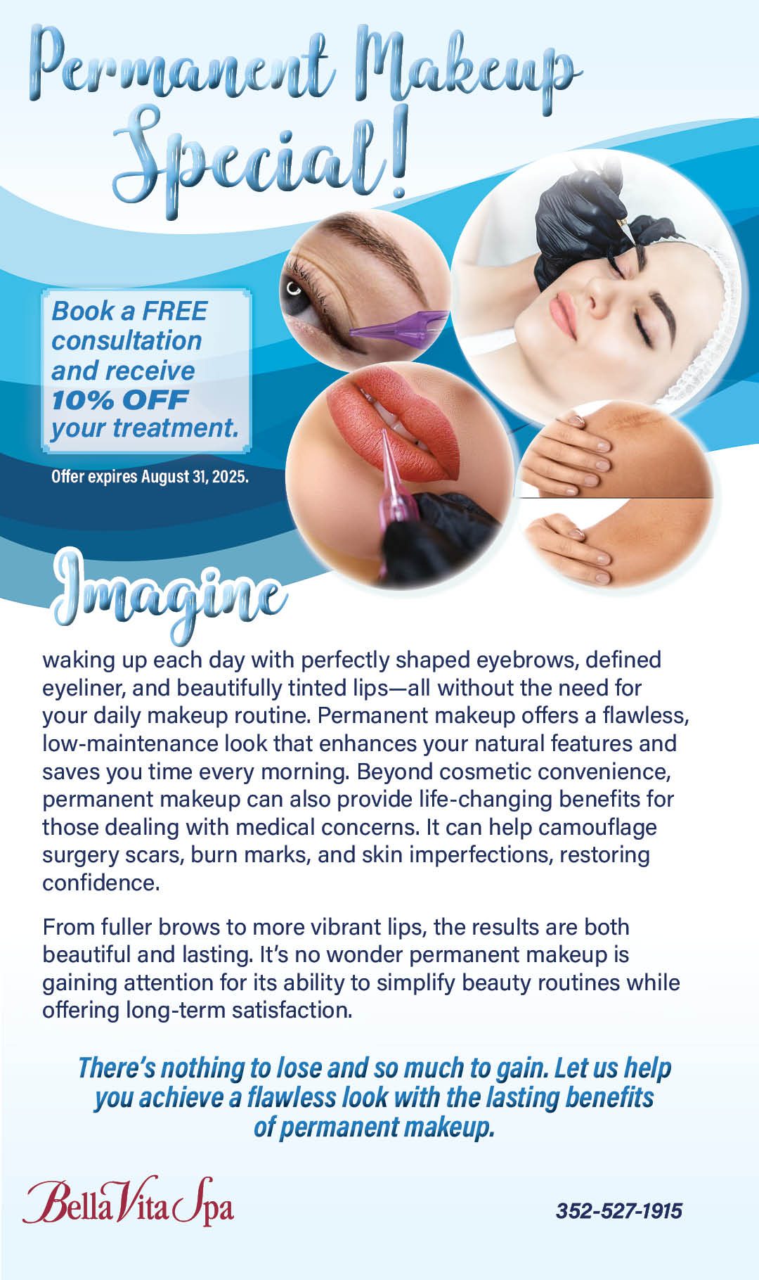 Permanent Makeup Special July 2025 Kiosk